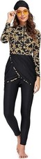 Womens Muslim Burkini Swimsuit