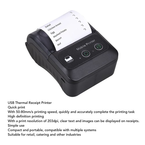 Usb ticket printer - ticket, portable