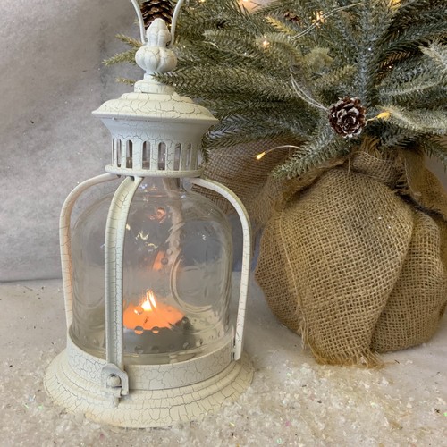 Old style white coche glass - old,