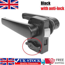 Black RV Toilet Door Lock