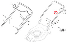 Mountfield SP425 Lawnmower Lower Handle 381006737/0 Also Fits HP42H SP460 PD 