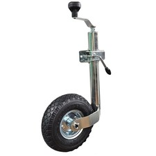 EX RETURN KATSU Caravan Trailer Jockey Wheel Inflatable 10" 150KG W/Cable