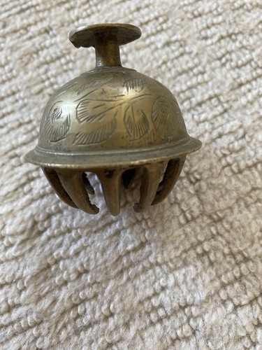 Vintage brass elephant claw - "elephant, claw"