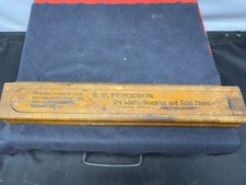 Wood Ruler Pencil Box Storage