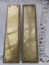 Pair of Reclaimed Brass Door