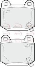 APEC Rear Brake Pad Set for