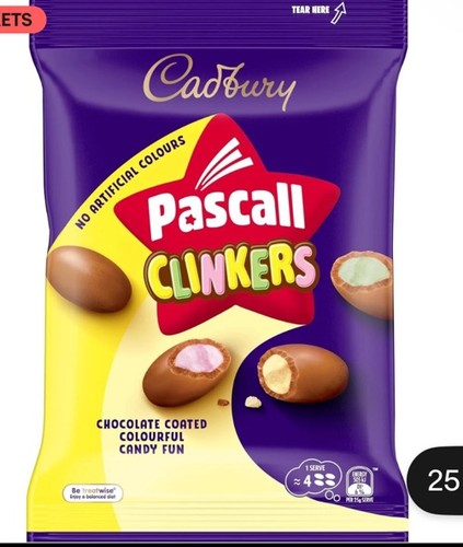 Cadburys pascall clinkers hard - cadburys,