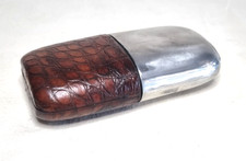 Antique hip flask with cup