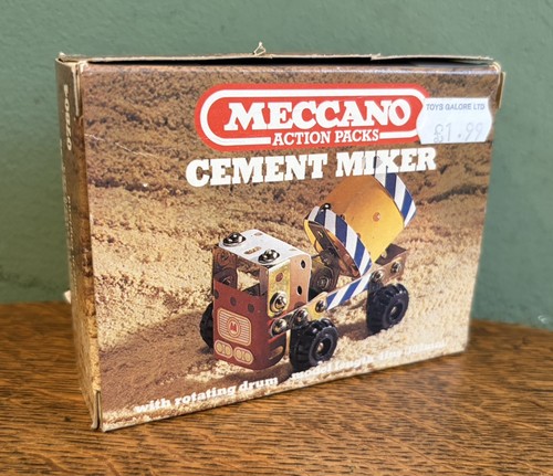 Vintage meccano cement mixer - vintage,