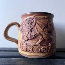Wales Dragon Stoneware Brown
