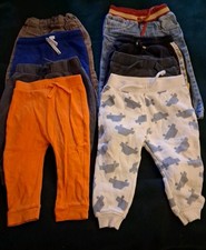 Bundle 8 Pairs Jeans And Joggers To Fit Age 12-18 Months.