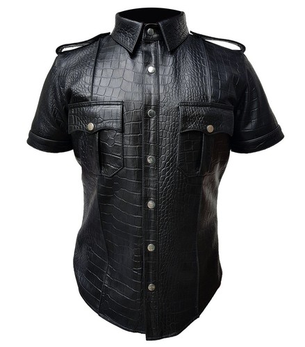 Mens crocodile embossed - crocodile,