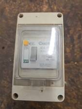 Crabtree 524/030 40A 30mA RCCB RCD In Protective Case Used