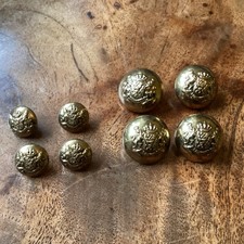  Brass Blazer Buttons x 8 from Jaeger knit blazer