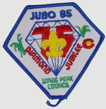 Longs Peak Council Diamond Jubilee Patch Scouts Guides Cubs Patch Badge