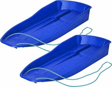 2X Heavy Duty Snow Sled Sledge
