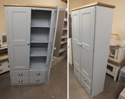 Rutland painted linen larder - rutland,