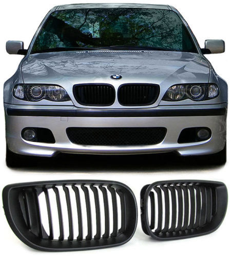 Front grills black matt - grills, black-matt