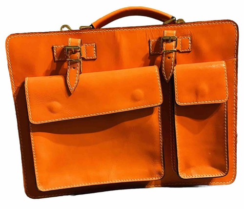 Vintage leather briefcase - vintage,