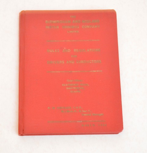 Bus coach rule book birmingham - rule,