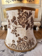 Vintage Large Brown Cream