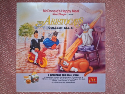 Mcdonalds translite disney - mcdonalds, disney's