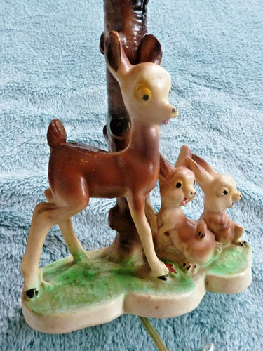Vintage 1950s ceramic - ceramic, woodland