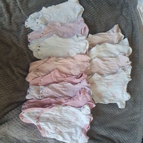 Bundle pink baby girl - of, vests