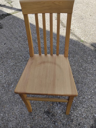 Solid oak dining chair - solid,