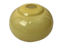 yellow opaline pendant light