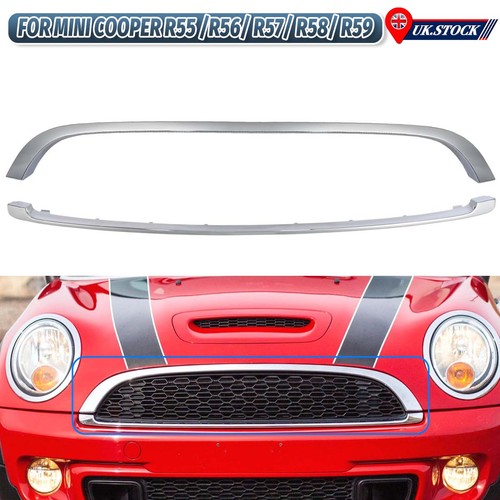 2pcs front hood grille - front,