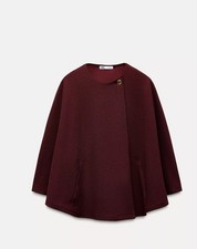 Zara button cape