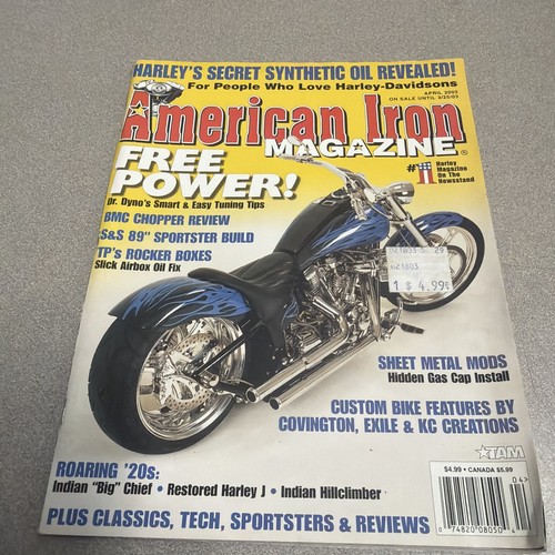 American iron magazine - iron, april