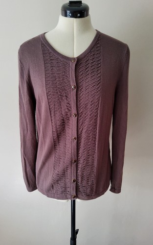 Brown eastex cardigan size - eastex,