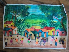 Haitian Village Market Scene