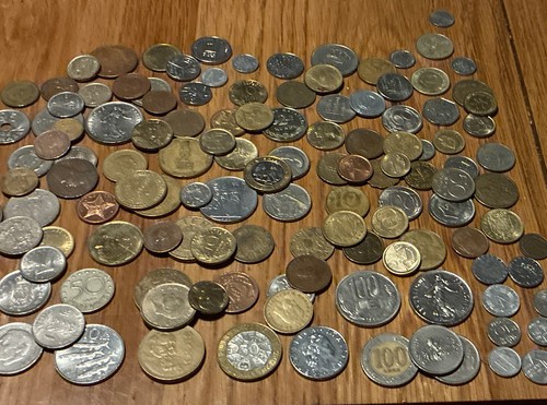 World coins bulk - lot., 500g