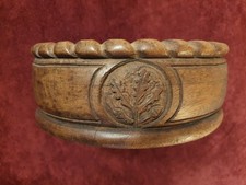 Oak bowl for fruit or plant