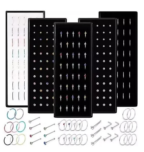 Nose rings surgical steel box - nose,