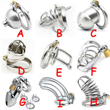 Chastity Bird Cage Device Lockable for Male 3 Sizes Ring Metal steel Restraint