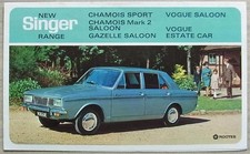Singer car range - singer,