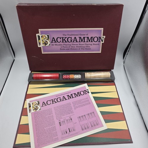Backgammon board game complete - board,