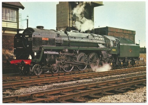 Railway steam train - train, b.r.7