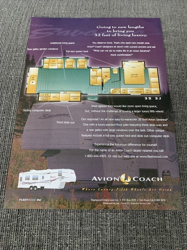 2000 avion fifth wheel camper - 2000,