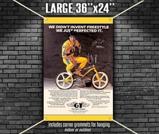 Eddie Fiola banner GT BMX Pro Performer Freestylin Magazine ad