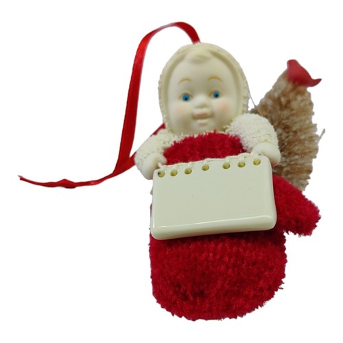 Dept snowbabies baby - 56, red