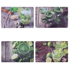 Set of 4 Drinks Placemats