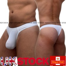Jockmail Mens Micro Silky Bulge Enhancing Underwear Thong G string T Back Brief