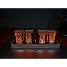RGB Nixie Tube Clock LED Desk