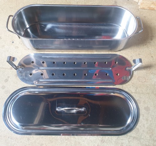 Stainless steel fish - stainless, kettle