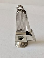 Vintage HM Silver Cigar Cutter William Manton Ltd Birmingham 1962